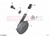 BMW Motorrad BMW 2020 R models R 1250 GS 19 (0J94) Horn | Horn