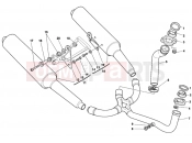 DUCATI 1999 Supersport 900 SS EXHAUST SYSTEM » EXHAUST SYSTEM