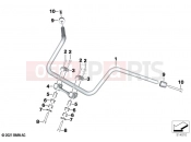 Motorcycle handlebar | Motorcycle handlebar - BMW Motorrad R 18 B (0L31, 0L33) 2020