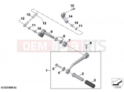 Outer gearshift parts | Outer gearshift parts - BMW Motorrad R 18 B (0L31, 0L33) 2020