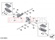 Footrest, front | Footrest, front - BMW Motorrad R 18 B (0L31, 0L33) 2020