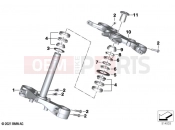 Fork bridge, bottom / top | Fork bridge, bottom / top - BMW Motorrad R 18 B (0L31, 0L33) 2020