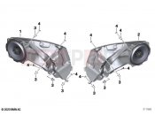 Loudspeaker front | Loudspeaker front - BMW Motorrad R 18 B (0L31, 0L33) 2020
