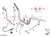 BMW Motorrad BMW 2023 R models R 18 Classic (0L21, 0L23) Handlebars Pro Step and riser | Handlebars Pro Step and riser