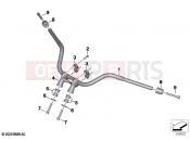 BMW Motorrad BMW 2023 R models R 18 Classic (0L21, 0L23) Motorcycle handlebar | Motorcycle handlebar