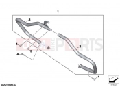 BMW Motorrad BMW 2023 R models R 18 Classic (0L21, 0L23) Engine protection bar | Engine protection bar