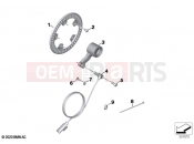 BMW Motorrad BMW 2023 R models R 18 Classic (0L21, 0L23) Rotational-speed sensor, rear | Rotational-speed sensor, rear