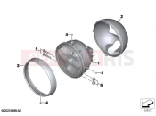 BMW Motorrad BMW 2023 R models R 18 Classic (0L21, 0L23) Headlight | Headlight