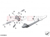BMW Motorrad BMW 2023 R models R 18 Classic (0L21, 0L23) Side stand | Side stand