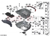 Topcase bottom section | Topcase bottom section - BMW Motorrad R 18 Transcont. (0L41, 0L43) 2020