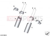 Fork cover | Fork cover - BMW Motorrad R 18 Transcont. (0L41, 0L43) 2020