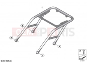 Topcase carrier | Topcase carrier - BMW Motorrad R 18 Transcont. (0L41, 0L43) 2020