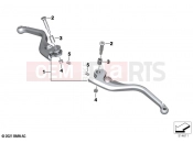 Hand lever adjustable | Hand lever adjustable - BMW Motorrad R 18 Transcont. (0L41, 0L43) 2020