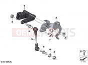 Level sensor, rear | Level sensor, rear - BMW Motorrad R 18 Transcont. (0L41, 0L43) 2020