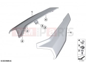 BMW Motorrad BMW 2023 S models S 1000 R (0E51, 0E53) Rear side panel | Rear side panel
