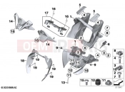BMW Motorrad BMW 2023 S models S 1000 R (0E51, 0E53) Front panel carrier | Front panel carrier