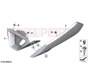 BMW Motorrad BMW 2023 S models S 1000 R (0E51, 0E53) Engine spoiler | Engine spoiler