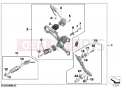 BMW Motorrad BMW 2023 S models S 1000 R (0E51, 0E53) Footrest system, right | Footrest system, right