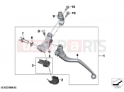 BMW Motorrad BMW 2023 S models S 1000 R (0E51, 0E53) Clutch control assembly 2 | Clutch control assembly 2