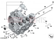 BMW Motorrad BMW 2023 S models S 1000 R (0E51, 0E53) Engine housing | Engine housing