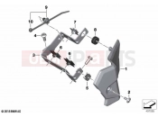 BMW Motorrad BMW 2023 S models S 1000 R (0E51, 0E53) Bracket / trim relay | Bracket / trim relay