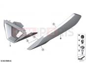 BMW Motorrad BMW 2023 S models S 1000 R (0E51, 0E53) Engine spoiler 2 | Engine spoiler 2