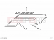 Model lettering | Model lettering - BMW Motorrad S 1000 R (0E51, 0E53) 2021