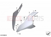 Upper trim section | Upper trim section - BMW Motorrad S 1000 RR 21 (0E61, 0E63) 2021