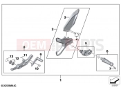 Footrest system, left | Footrest system, left - BMW Motorrad S 1000 RR 21 (0E61, 0E63) 2021