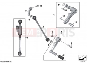 Outer gearshift parts | Outer gearshift parts - BMW Motorrad S 1000 XR (0E41, 0E43) 2021