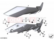 Side trim panel | Side trim panel - BMW Motorrad S 1000 XR (0E41, 0E43) 2021