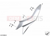 Rear side panel | Rear side panel - BMW Motorrad S 1000 XR (0E41, 0E43) 2021