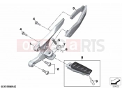 Footrest, front | Footrest, front - BMW Motorrad S 1000 XR (0E41, 0E43) 2021