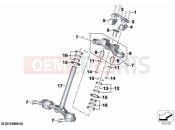Fork bridge, bottom / top | Fork bridge, bottom / top - BMW Motorrad S 1000 XR (0E41, 0E43) 2021