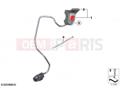 Operating unit for emergency call system | Operating unit for emergency call system - BMW Motorrad S 1000 XR (0E41, 0E43) 2021