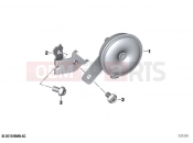 Horn | Horn - BMW Motorrad S 1000 XR (0E41, 0E43) 2021