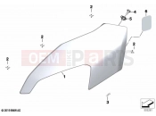 Upper trim section | Upper trim section - BMW Motorrad S 1000 XR (0E41, 0E43) 2021