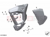 Side trim panel bottom | Side trim panel bottom - BMW Motorrad S 1000 XR (0E41, 0E43) 2021