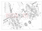 DUCATI 2015 Scrambler Icon COMPLETE HALF-CRANKCASES PAIR