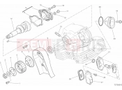 DUCATI 2015 Scrambler Icon VERTICAL CYLINDER HEAD - TIMING
