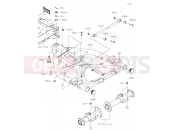KAWASAKI Mule SX (KAF400PNSNN) Swingarm