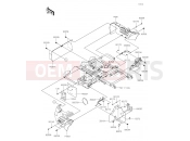 KAWASAKI Mule SX (KAF400PNSNN) Frame Fittings Rear