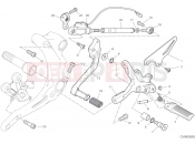 DUCATI 2024 STREETFIGHTER V2 FOOTRESTS, LEFT