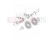 Triumph 2013 THUNDERBIRD Front Brake Caliper & Discs