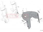 DUCATI 2023 Diavel 1260 S FRONT MUDGUARD