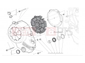 DUCATI 2012 Diavel Chromo Clutch-side crankcase cover