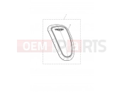 Triumph 2022 STREET SCRAMBLER Kit, Tank Pad Rubber