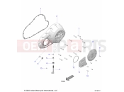 INDIAN 2023 SPRINGFIELD 111 ALL OPTIONS (R01) (N23THAAA) ENGINE | ENGINE, PRIMARY COVER ASM. - N23THAAA ALL OPTIONS (201621C)