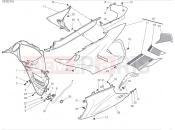 DUCATI Supersport 950 S Left side fairings (white)