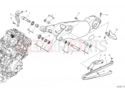 DUCATI 2024 Panigale V4 SP2 Rear swingarm